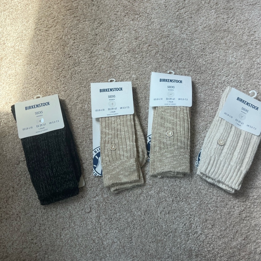 4 Pack of Birkenstock Socks